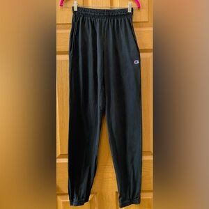 Champion Black Joggers with Logo